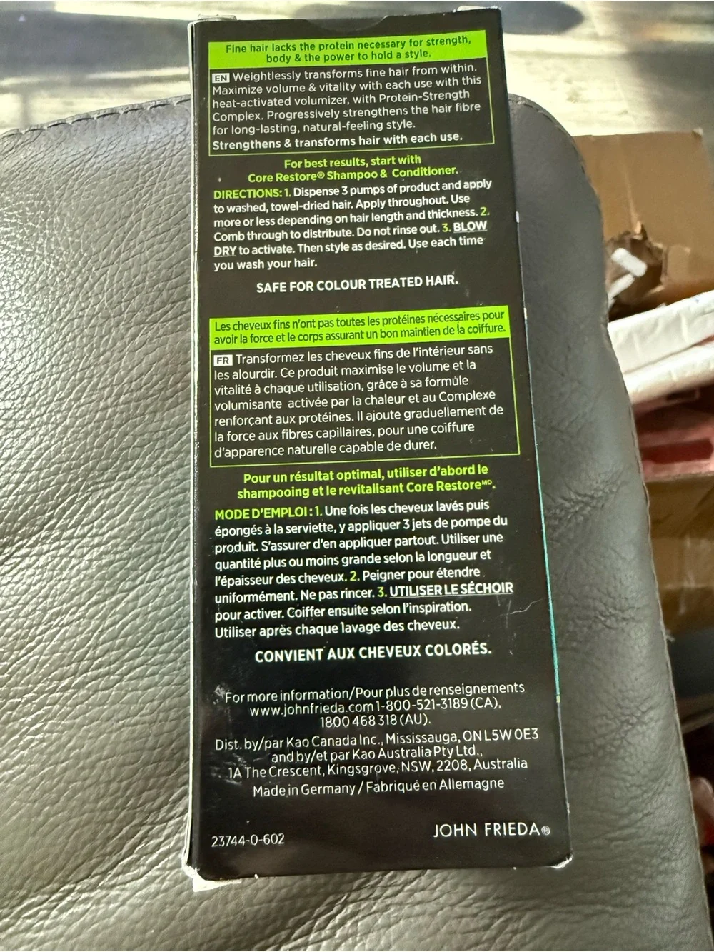 John Frieda Luxurious Volume Core Restore Volumizer - Teal